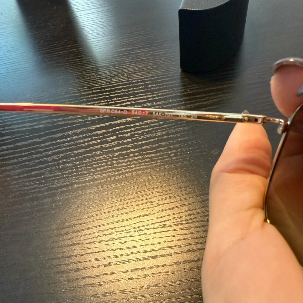 NWOT Prada Gold and Brown Sunglasses - Picture 3 of 6